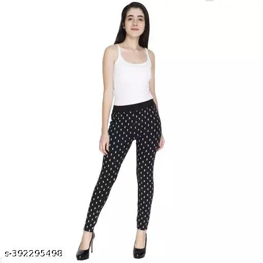 Stylish Womens Printed Jegging Pack of 2