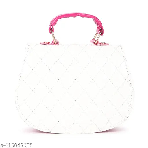Pink bowknot bag with handle, shoulder strap