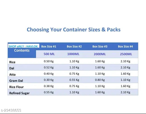 Black modular airtight containers set of 12, 1500ml
