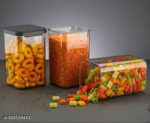 Black air-tight square kitchen storage containers, set of 12, with carrot and cucumber inside