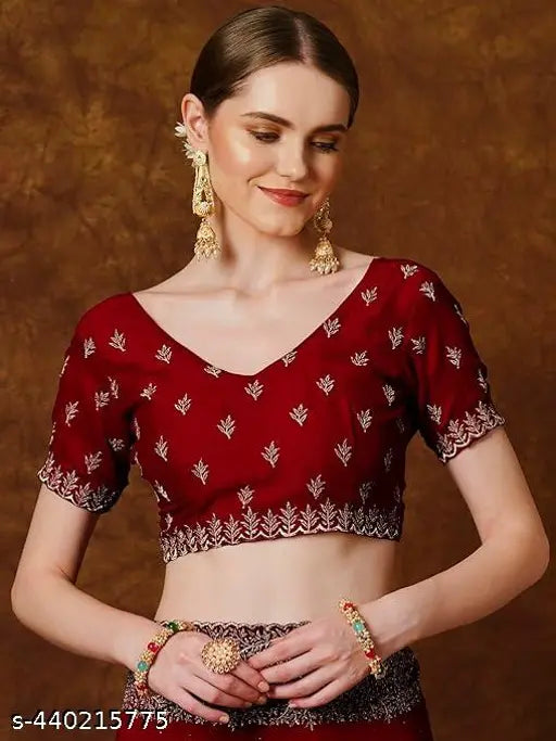 Vichitra silk saree with zari embroidery and stone work, premium two-tone heavy blooming fabric, Bollywood style