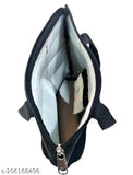 Black canvas storage bag, rectangular shape, featuring a zip closure and carrying handle