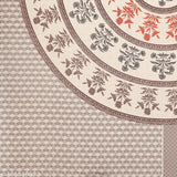 Ethnic-motif double cotton bedsheet, 90*108 inches by Qfab Pari Creations. Includes 2 pillow covers for summer use