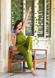 Lightweight & breathable rayon summer night suit, comfortable and printed for cool sleep