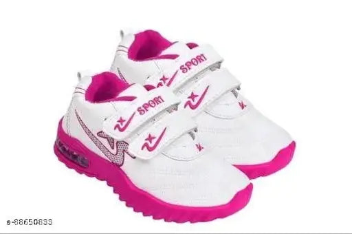 Pink, red LED casual shoe