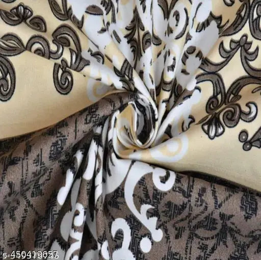 Luxury double bed sheets in vibrant floral prints, 100% Glace cotton for a soft and breathable sleep experience