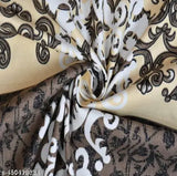Luxury double bed sheets in vibrant floral prints, 100% Glace cotton for a soft and breathable sleep experience