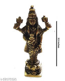 Ashtadhaatu brass Dhanvantri idol statue, 3.5 inch tall for Dhanteras pujan and home temple