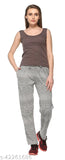 Gray printed women's nightwear pajamas