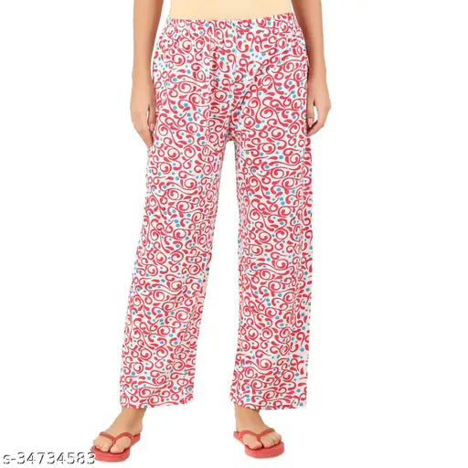 Womens multi colored pajama print may vary