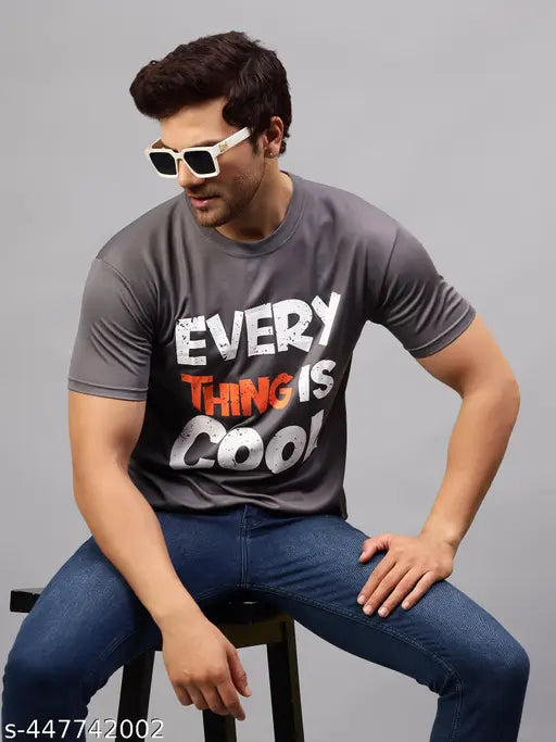 GARMIN Urbane Glamorous Men Dri-Fit Printed Active Tshirts Combo of 3