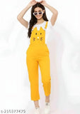 Cotton blend printed net jumpsuit for girls (XS-L), Indian fashion