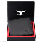 Slim, genuine leather wallet with 2 compartments and coin pocket. Hand-stitched premium buffalo leather in a solid brown color, made in India