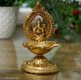 Metal Ganesh hath diya for home, temple, office decoration and gifting, size 10x10x10cm