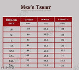 Rodzen Men's Printed Round Mustard Tshirts