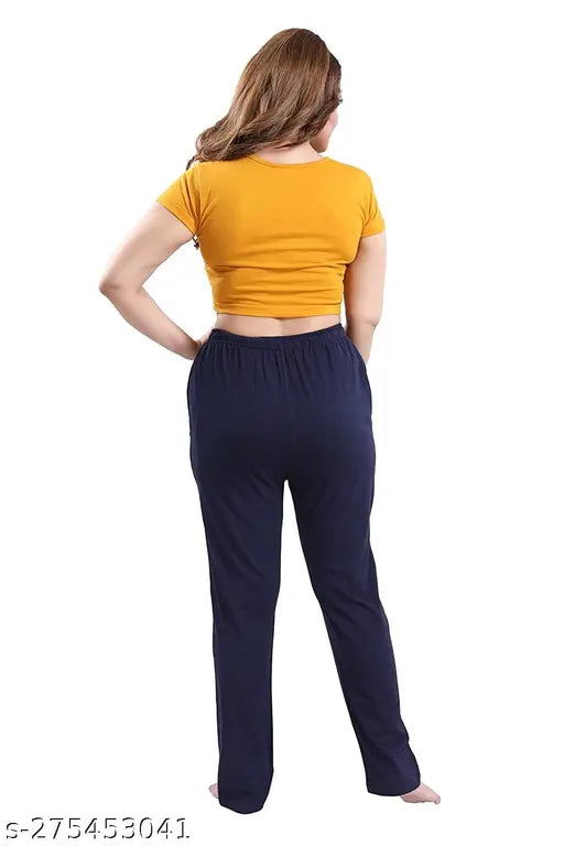 Navy blue jogging pants