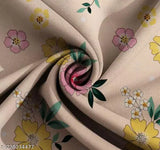 Glace cotton fitted king-size double bedsheet, elastic on corners, floral pattern, 144 thread count, 72x78 inches