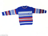 Tinkle elegant wool striped boys sweater set with full sleeves, handcrafted for lasting quality and style for kids (6-9 months to 4-5 years) - Indian origin