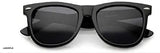 Black sunglasses case with black cap