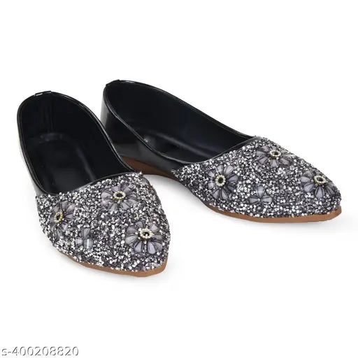 Multicolor synthetic leather Trend Women ballerinas with textured pattern and slip-on fastening, available in sizes IND-5 to IND-9. Made in India