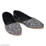 Multicolor synthetic leather Trend Women ballerinas with textured pattern and slip-on fastening, available in sizes IND-5 to IND-9. Made in India