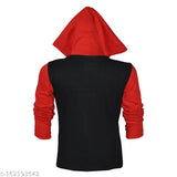 Cute Rascals® Boys & Girls Fashion Hooded Printed Contrast Full Sleeve Tshirts Combo (Pack of 5) (2-8 YEARS)