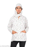 Floral print cotton Chuklin summer coat, pack of 1 - versatile women's sun protection wear, ideal for driving and travel