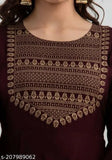 Rayon solid combo Jivika Drishya kurtis, three-quarter sleeves Indian women's fashion