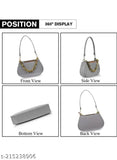 Women's casual trendy travel bag with cloud shape, grey