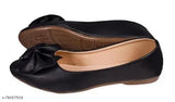 Trendy tie ballerina flats, solid style Indian origin, elevating casual wear