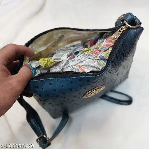 Exotic croco print shoulder bag, women's fashion accessory