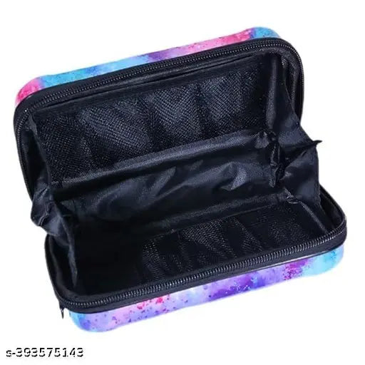 Purple cotton trendy women's sling bag with PU fabric