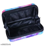 Purple cotton trendy women's sling bag with PU fabric