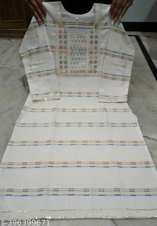 Classic cotton kurti pack of 4, high-quality Indian made long-sleeved printed combo for men and women