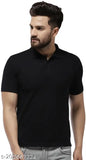 Cotton blend regular fit short sleeve T-Shirt for men & boys. Soft, durable, anti-fade material from India