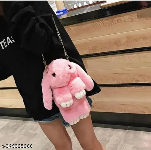 1PC cute fluffy bag for girls & women