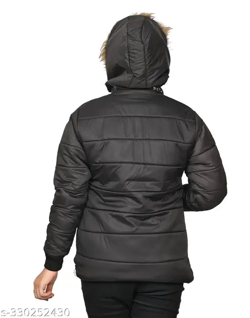 Black medium-sized jacket