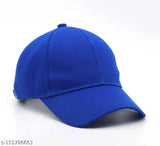 Adjustable cotton baseball cap in solid color, ideal for boys and girls, Made in India
