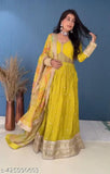 Embellished silk pent dupatt set by designer Cinon Gwon, long-sleeved Indian bridal wear with net patterns