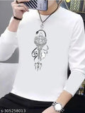 Printed net polycotton long-sleeved shirt HANUMAN GDA (S: 32in chest x 25.5in length)