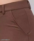 Solid cotton lycra cargo pants for women, comfortable and well-fitting with four pockets, made in India