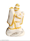 Radha Krishna Marble Statue, elegant home decor or office table piece, resin material, size H4INCx23INC L