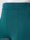 Cotton blend wide-leg high-rise bell-bottom pants (set of 4), soft suede, ideal for fall/winter, paired with crop tops