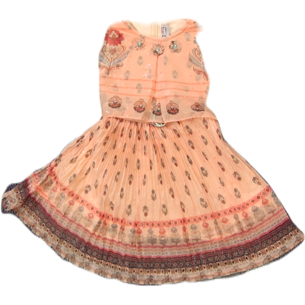 frock Peach orange - GillKart