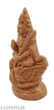 Handcrafted mud Saraswati statue with veena, exquisite Indian art for spiritual home decor