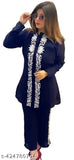 Embroidered viscose rayon long-sleeve blouse, 'SANDHYA' from India