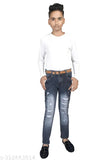 Denim Galata Collection boys jeans, solid pattern, size 24/26 inches (India origin)