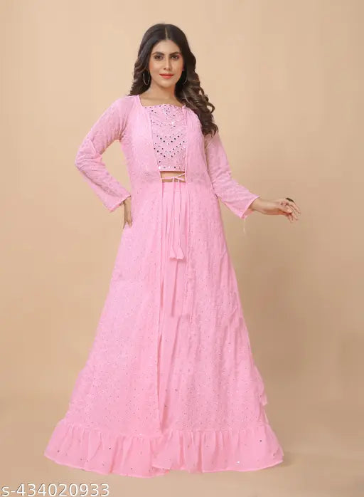 Mahet new superior women's three-quarter sleeve kurta sets, Indian traditional clothing for women