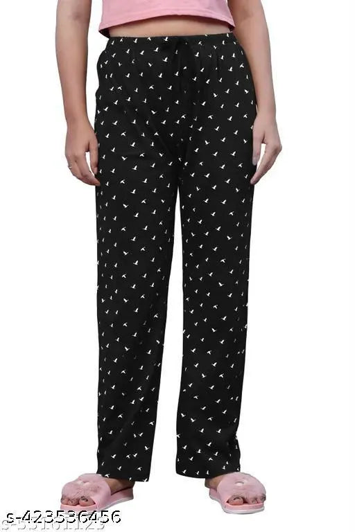 Black lamé leggings with coffee print