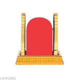 Golden color poly resin Krishna idol, 10cm x 10cm x 10cm for home temple, office, or bedroom decor